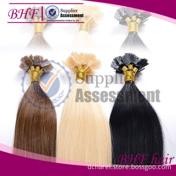 U Ti, I Tip, Flat Tip Italian Glue Human Pre-Bonded Hair Extension